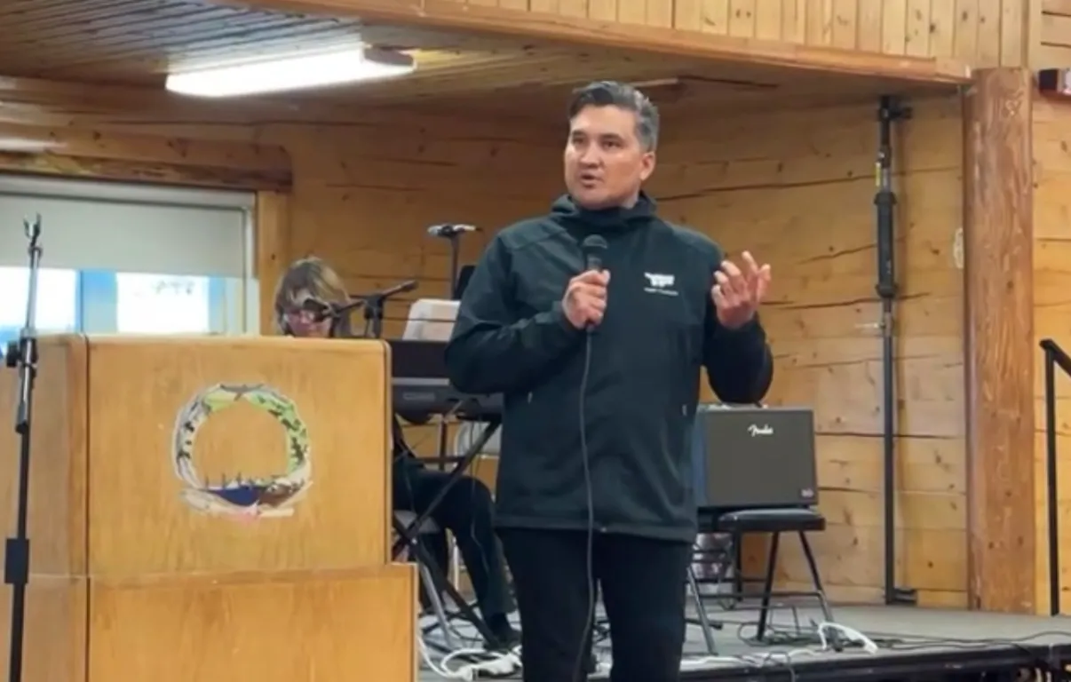 Backdrop for Revival Preaching in Soldotna