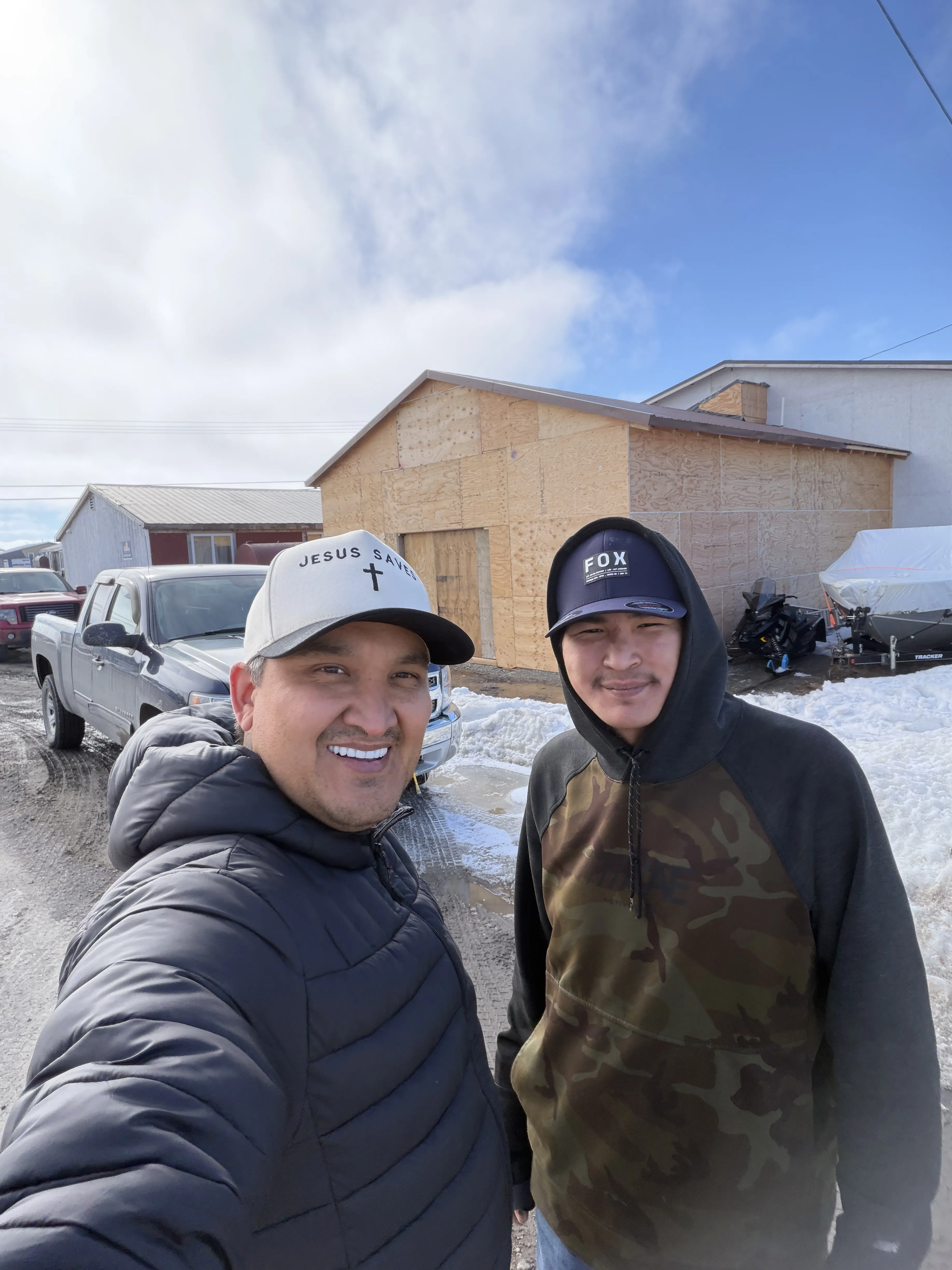 Backdrop for Northwest Arctic Village Outreach